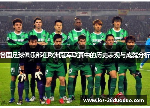 各国足球俱乐部在欧洲冠军联赛中的历史表现与成就分析
